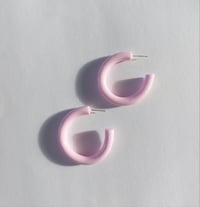 Image 3 of Large Pink Milk Hoops