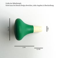 Image 3 of Möbelknöpfe aus Buchenholz - zweifärbig