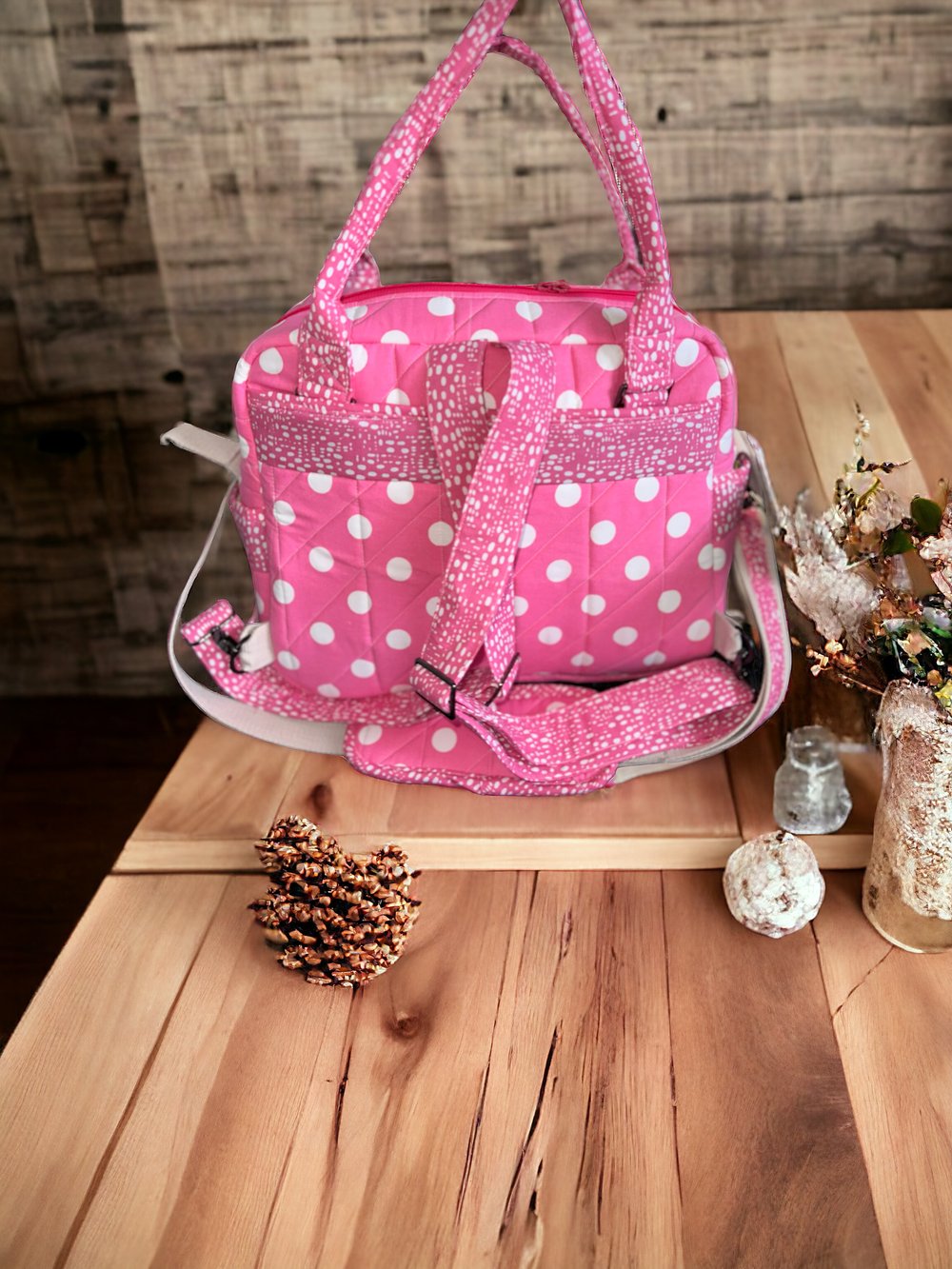 Quilted Diaper Bag