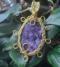 Image 3 of Lepidolite Pendant