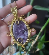 Image 2 of Lepidolite Pendant