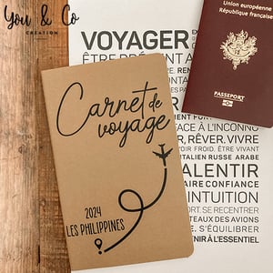 Image of Carnet de voyage personnalisable (destination)