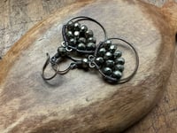 Image 5 of Hematite earrings/ n5