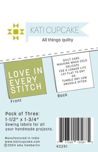 Love In Every Stitch - Labels