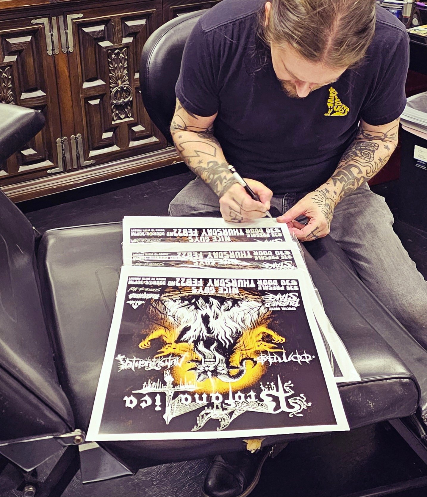 Image of Profanatica, Nunslaughter, Tombs, & Burned at the Stake - Andy Howl