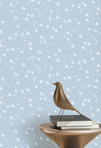 Image 1 of Star-ling Wallpaper - Powder Blue