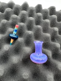 Image 2 of Sherbet Glass Perfume Dabber Set