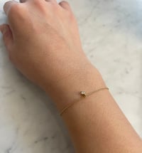 Image 3 of Petite Diamond Drop Bracelet