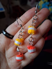 Image 2 of Mini Yarn Ball Skein Earrings