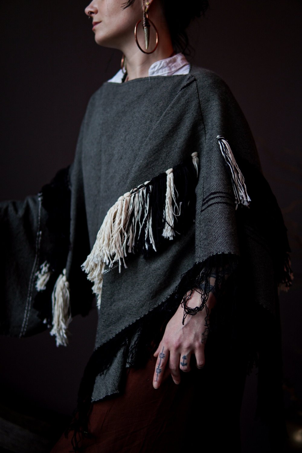 Image of Mocking Bird Poncho