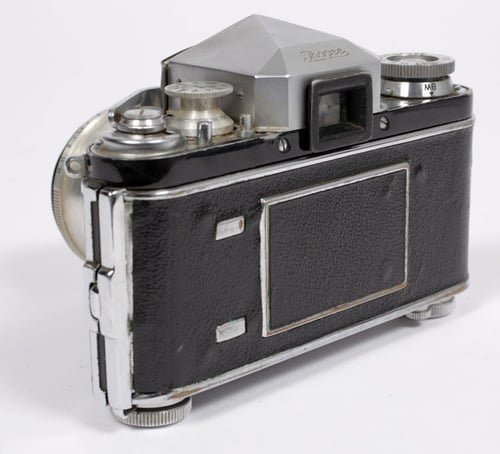 Image of Exacta VX 35mm film camera with Carl Zeiss Jena 58mm F2 Biotar lens #9175