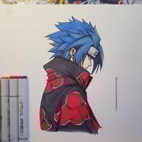 ORIGINAL ART SIGNED SASUKE 