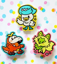 Image 1 of Monster Starter Acrylic Pins