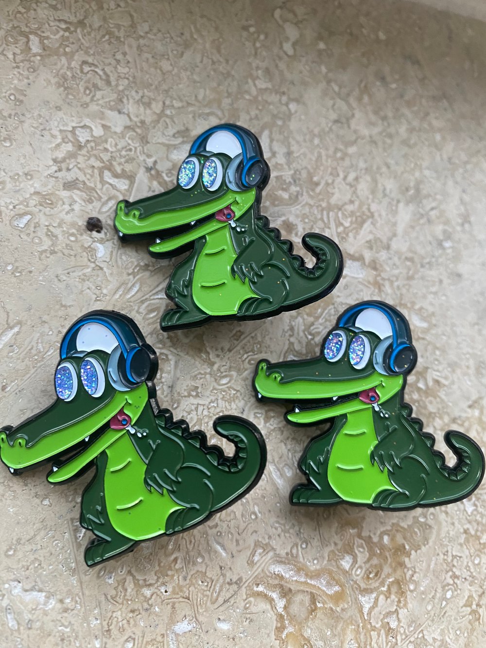 Trippy Gator Pin