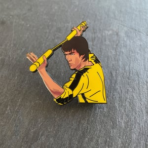 Bruce "Game of Death" hard enamel pin badge
