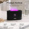 Kinscoter Aroma Diffuser Air Humidifier Ultrasonic Cool Mist Fog Led Essential Oil Flame