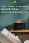Kinscoter Aroma Diffuser Air Humidifier Ultrasonic Cool Mist Fog Led Essential Oil Flame