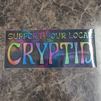 Support Your Local Cryptid Sticker