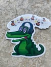 Trippy Gator Slap Sticker