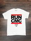 RUN CMC + NWA WHITE T-SHIRT