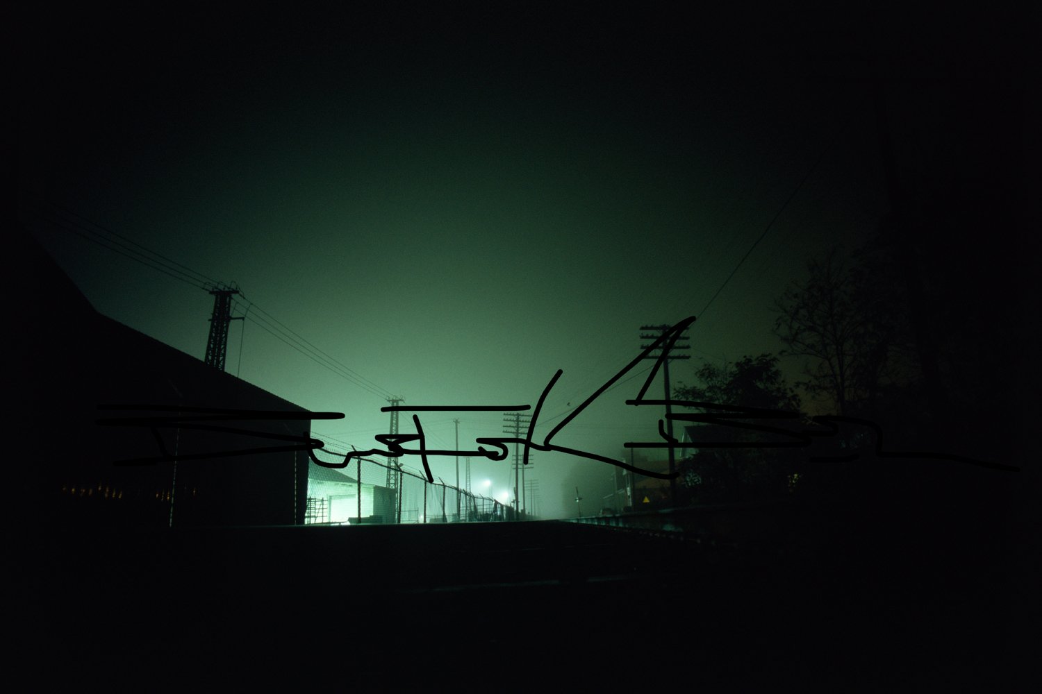 Image of Photo 008: Railroad Tracks at Locust Street Crossing, 