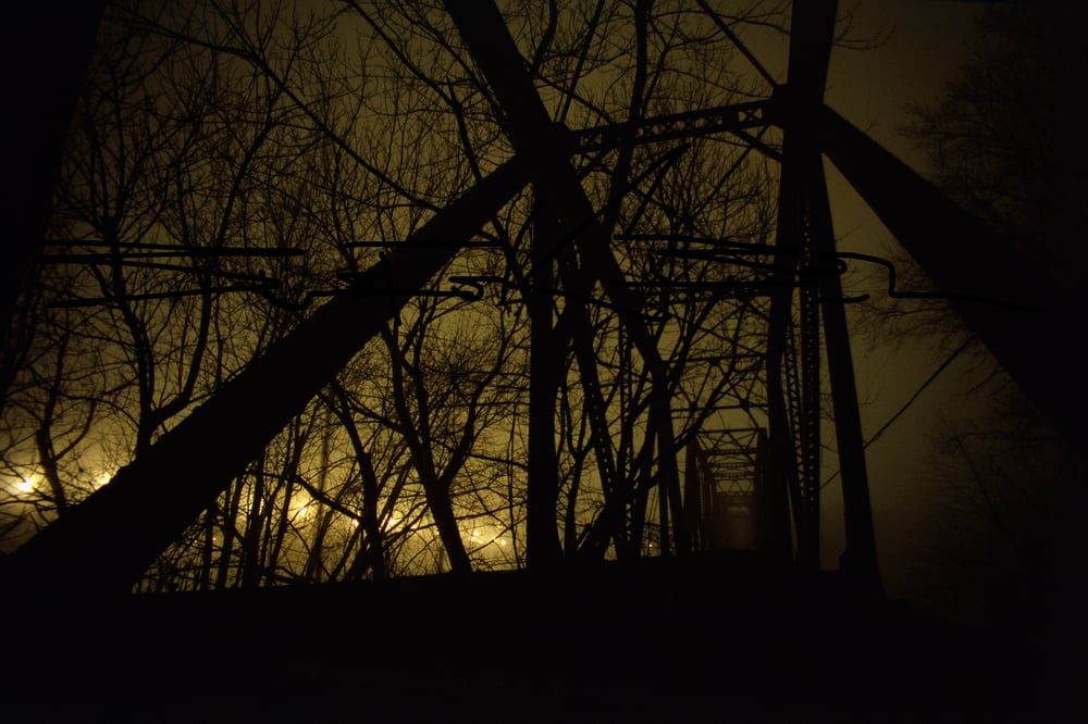 Image of Photo 012: Derelict Train Bridge Over the Susquehanna River.