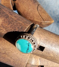 Image 1 of Gorgeous turquoise and sterling silver ring