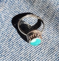 Image 2 of Gorgeous turquoise and sterling silver ring