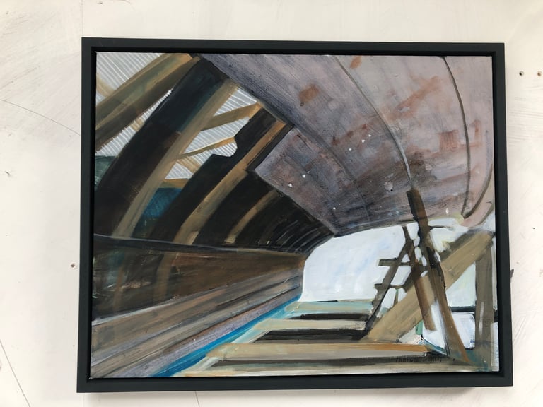 Re planking, under St Vincent at the Yard