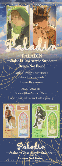 Image 3 of [In-Stock] Fan-made Dreamnotfound Stained-glass Acrylic Standee