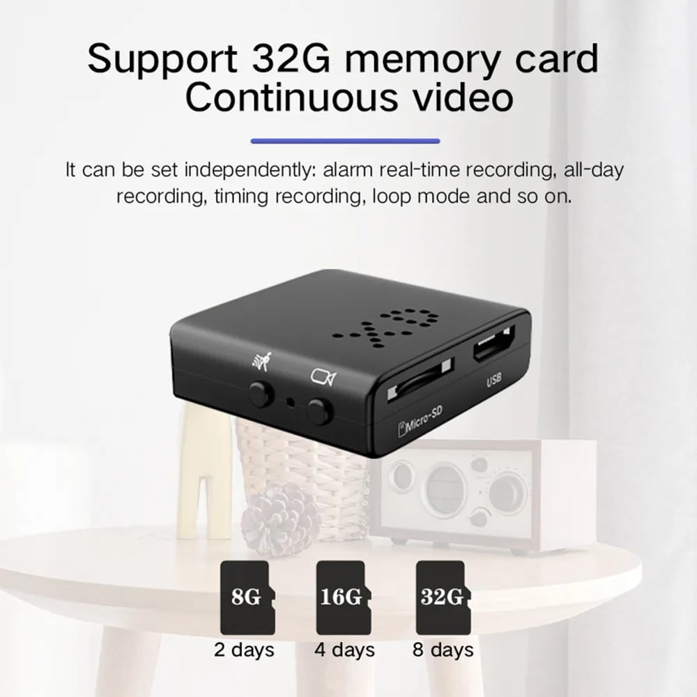 HD 1080P Mini ip Cam XD WiFi Night Vision Camera IR-CUT Motion Detection Security Camcorder HD Video
