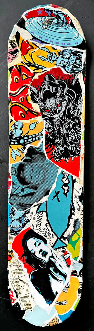 Image of Skate deck fine art collage
