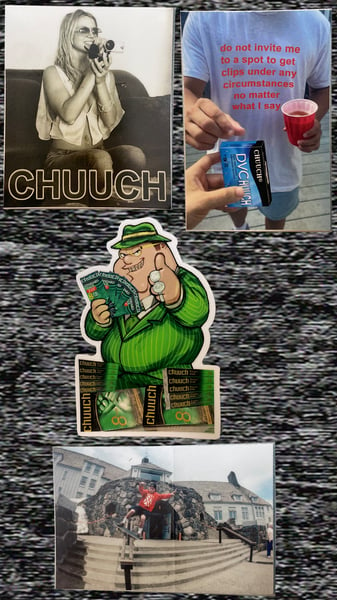 Image of CHUUCH FOUR STICKER PACK