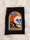 SAFE TRAVELS - UFO SKULL PATCH 