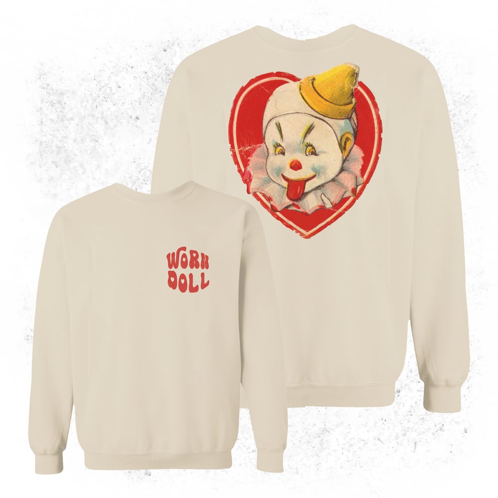 Image of Baby Clown Heart Sweatshirt