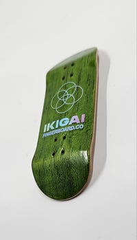 Image 3 of IKIGAI logo deck green ply