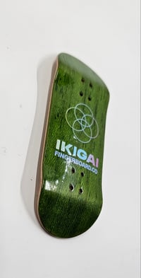 Image 1 of IKIGAI logo deck green ply