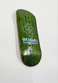 Image 4 of IKIGAI logo deck green ply