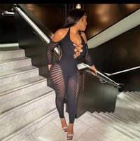 Sexy mesh jumpsuit 