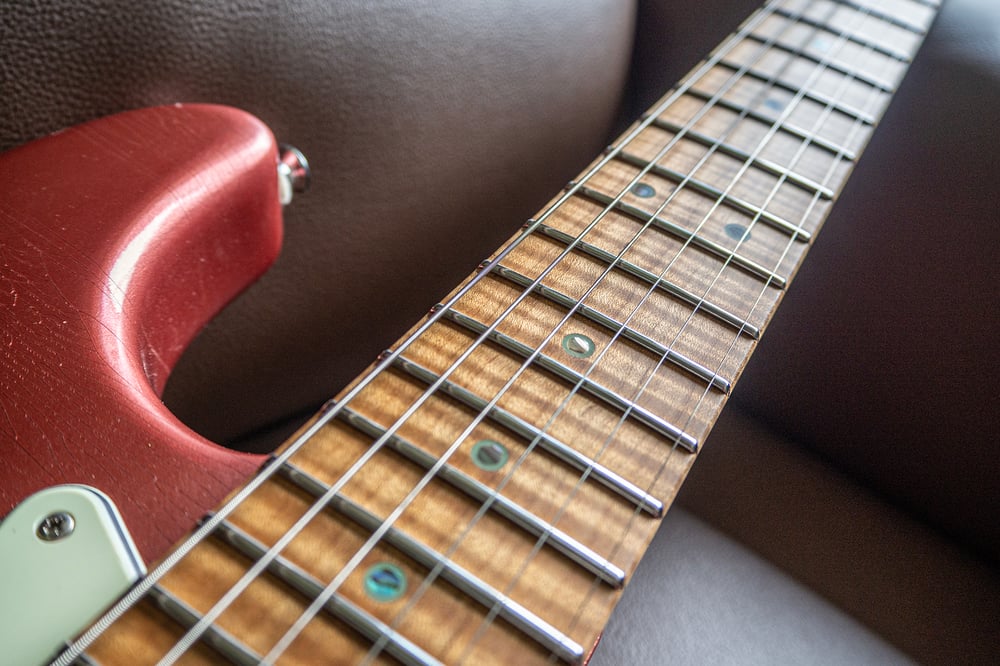 60s' ST Relic Aged Burgundy Mist Metallic