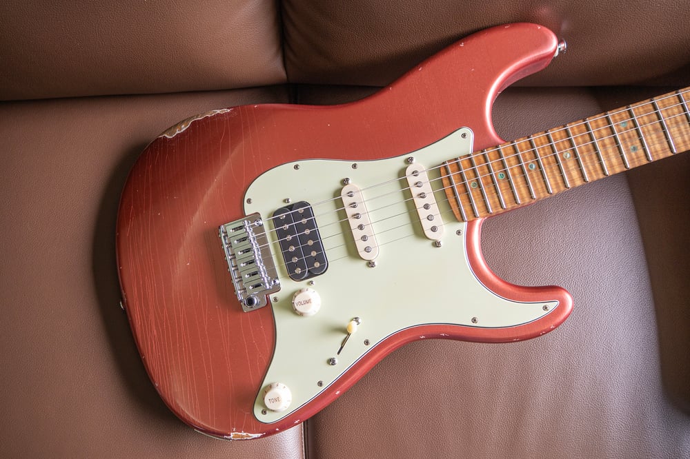 60s' ST Relic Aged Burgundy Mist Metallic