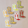 cowboy boot magnets - style 1