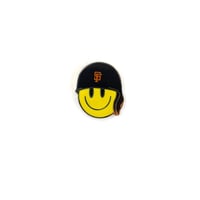 Baseball Smiley (SF) pin