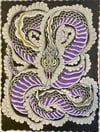 COILED SNAKE (ORIGINAL PAINTING)