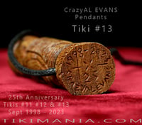 Image 5 of CrazyAL Tiki #13 - 25th Anniversary Pendant - Violet Edt. of 25 