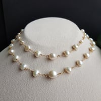 Image 4 of Freshwater Nugget Pearl Necklace 1 | Zarina