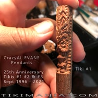 Image 3 of CrazyAL Tiki #1 - 25th Anniversary Pendant - Violet Edt. of 10 