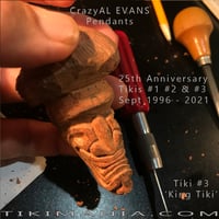 Image 3 of CrazyAL Tiki #3 - 25th Anniversary Pendant - Violet Edt. of 10 
