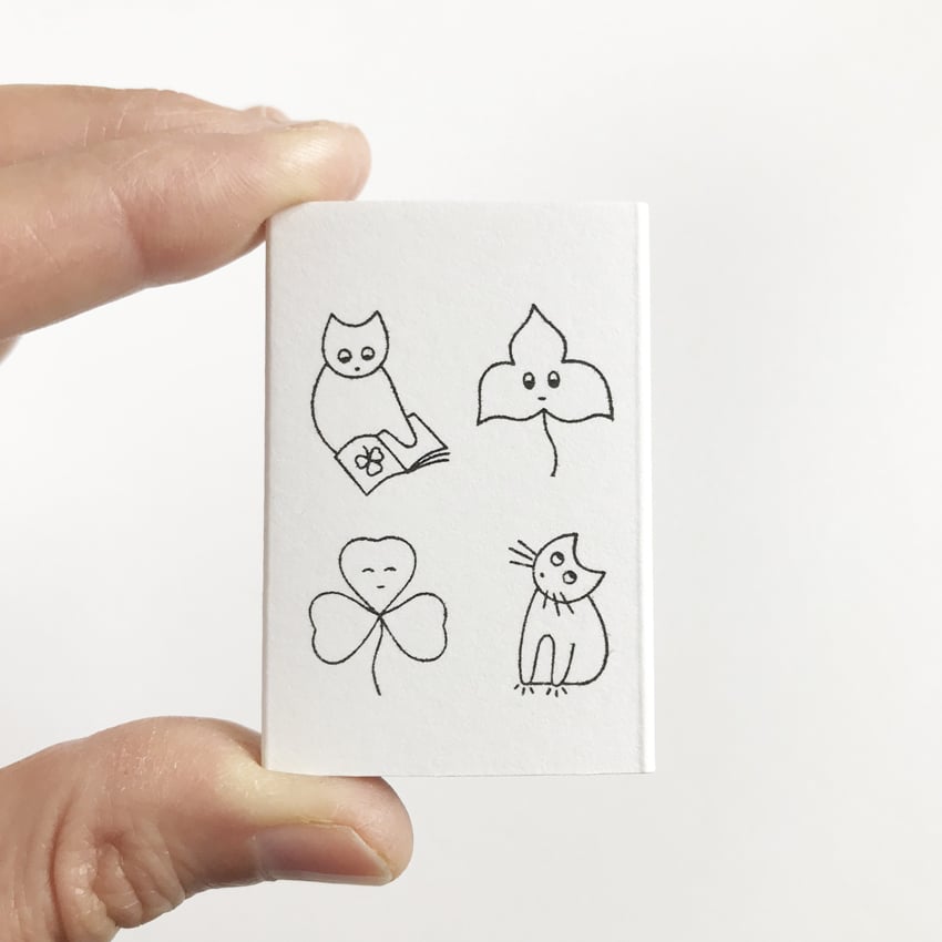 Image of The Botanist Cat, mini stamps