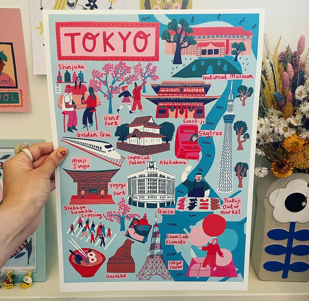 Image of Tokyo Illustrated Map